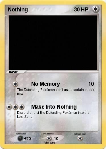 Pokemon Nothing