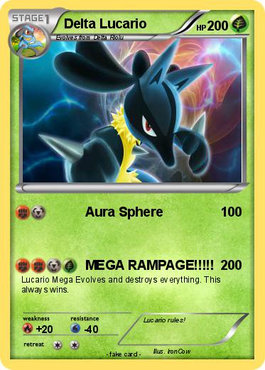 Pokemon Delta Lucario