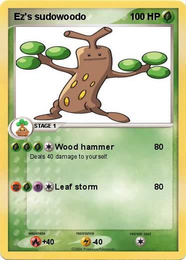 Pokemon Ez's sudowoodo