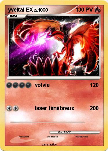 Pokemon yveltal EX