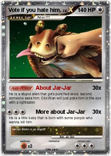 Pokemon Vote if you hate him.