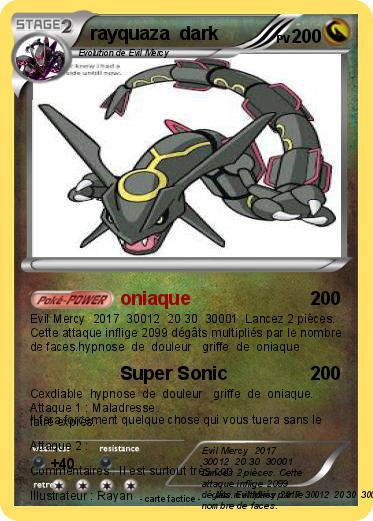 Pokemon rayquaza  dark