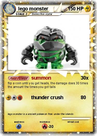 Pokemon lego monster