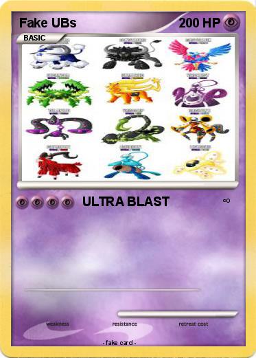 Pokemon Fake UBs