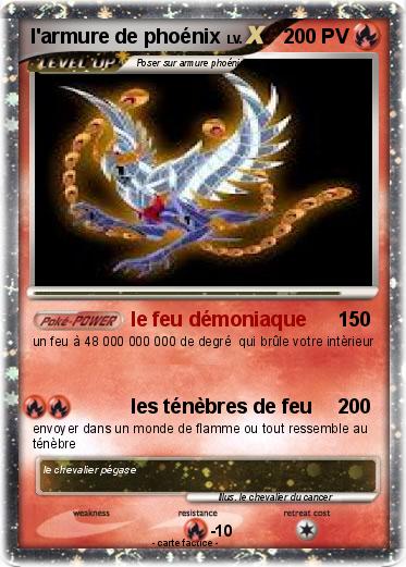 Pokemon l'armure de phoénix