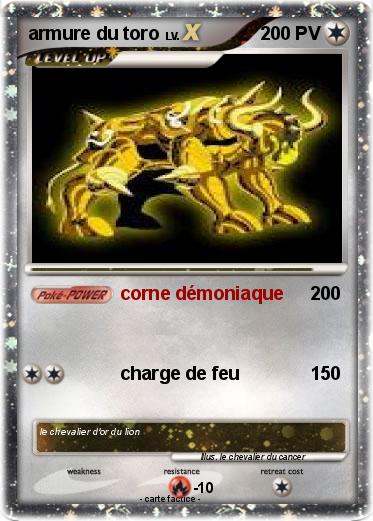 Pokemon armure du toro