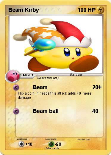 Pokemon Beam Kirby