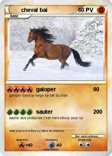 Pokemon cheval bai