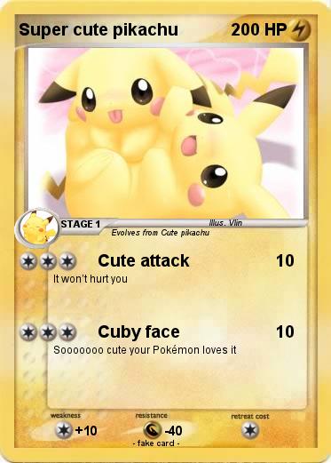 Pokemon Super cute pikachu