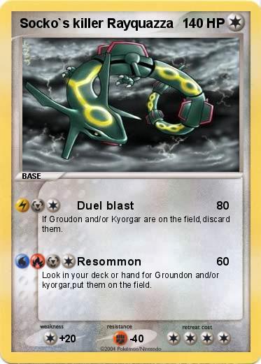 Pokemon Socko`s killer Rayquazza