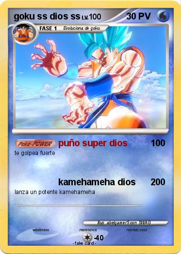Pokemon goku ss dios ss