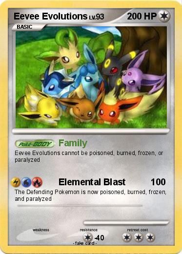 Pokemon Eevee Evolutions