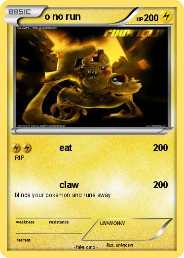 Pokemon o no run