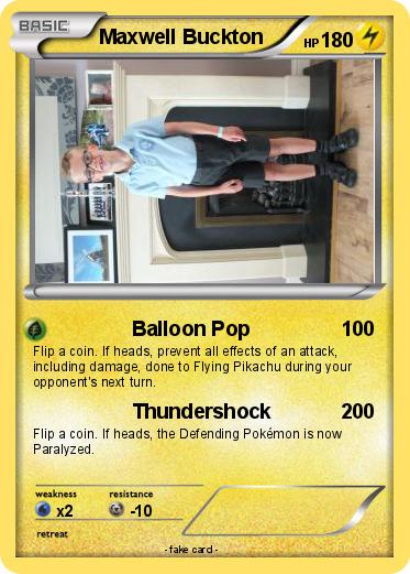 Pokemon Maxwell Buckton