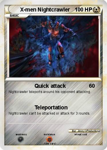 Pokemon X-men Nightcrawler