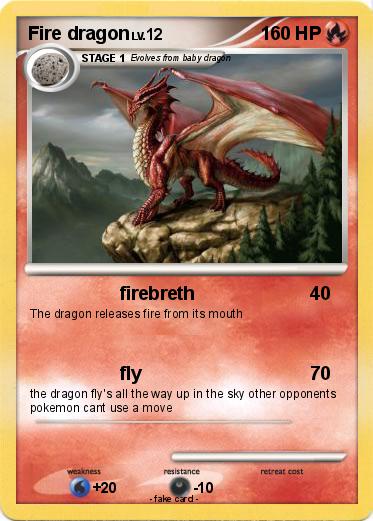 Pokemon Fire dragon