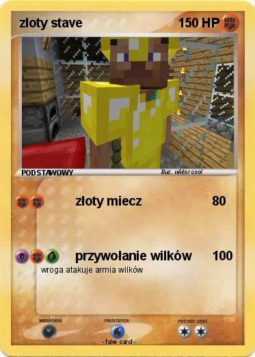 Pokemon złoty stave