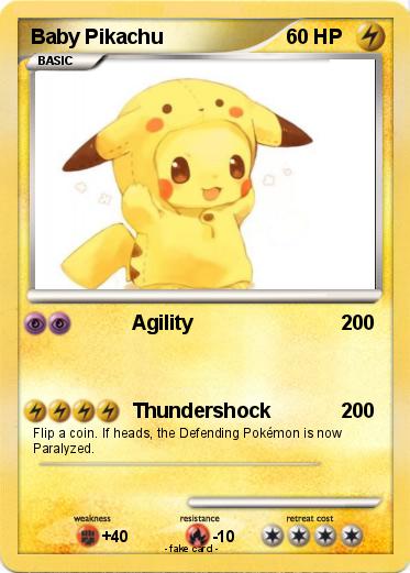 Pokemon Baby Pikachu