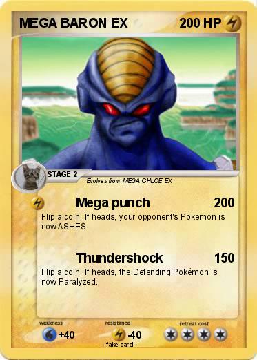 Pokemon MEGA BARON EX