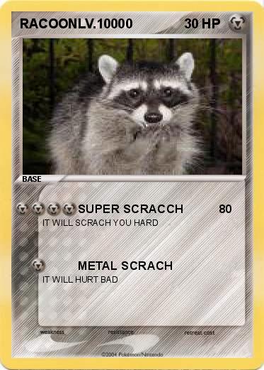 Pokémon RACOONLV 10000 10000 - SUPER SCRACCH - My Pokemon Card