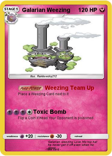Pokemon Galarian Weezing