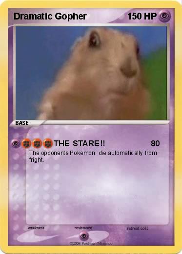 Pokemon Dramatic Gopher