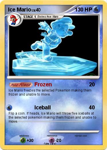 Pokemon Ice Mario