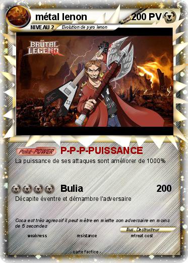 Pokemon métal lenon