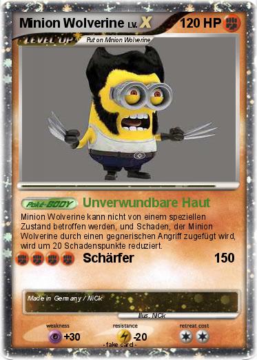 Pokemon Minion Wolverine