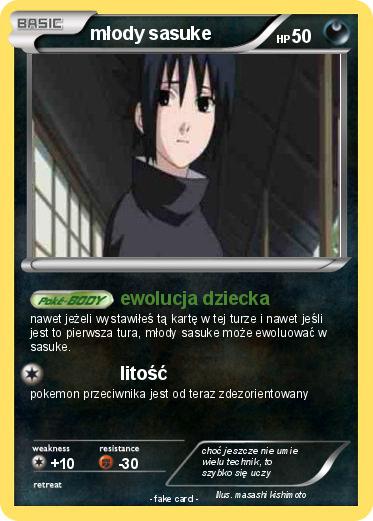 Pokemon młody sasuke