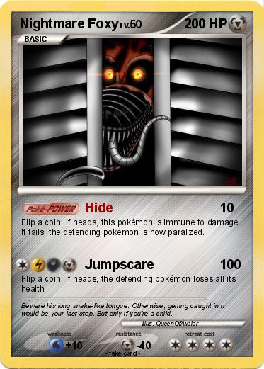 Pokemon Nightmare Foxy