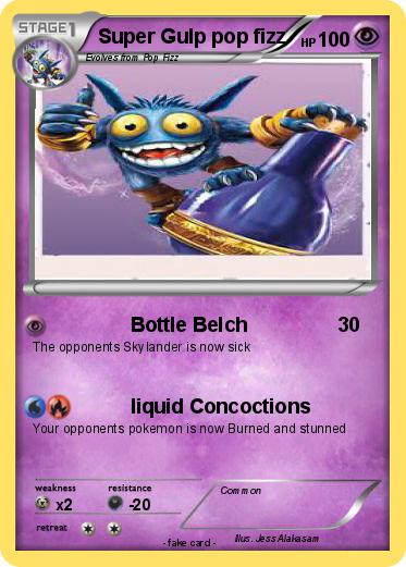 Pokemon Super Gulp pop fizz