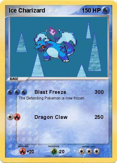 Pokemon Ice Charizard
