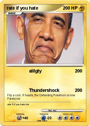 Pokemon rate if you hate