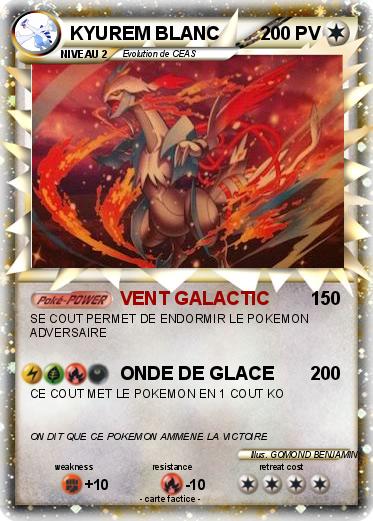 Pokemon KYUREM BLANC