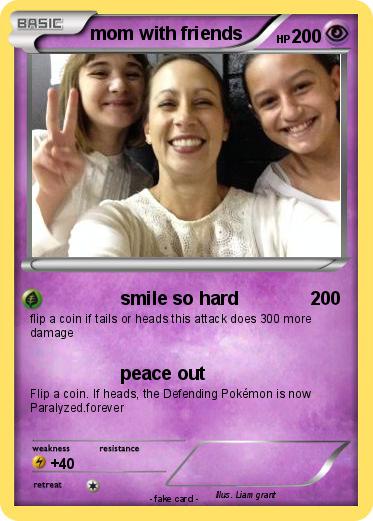 Pokemon mom with friends