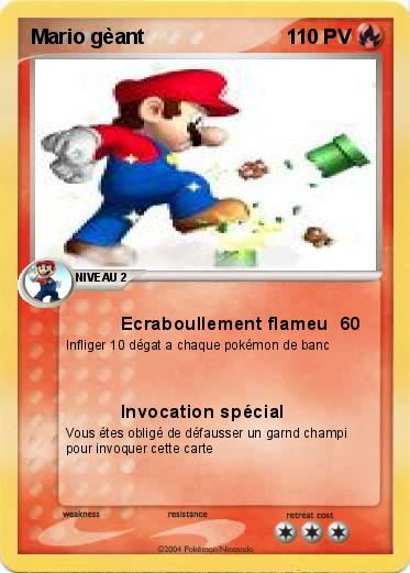 Pokemon Mario gèant