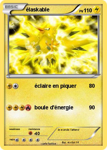 Pokemon élaskable