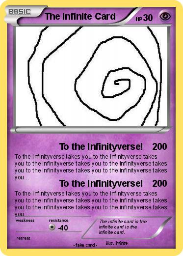 Pokemon The Infinite Card