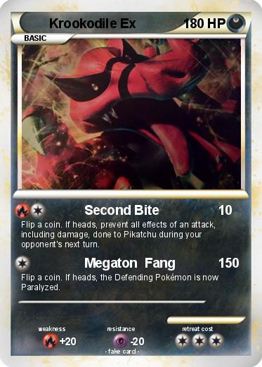 Pokemon Krookodile Ex