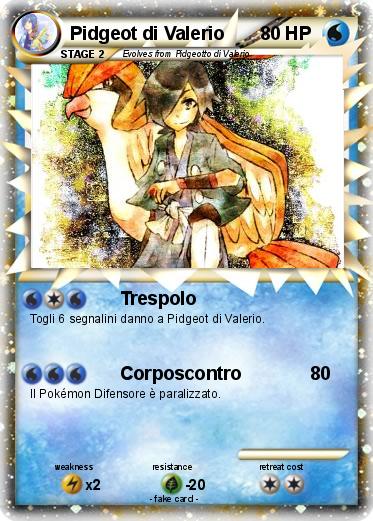Pokemon Pidgeot di Valerio