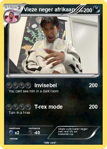 Pokemon Vieze neger afrikaan