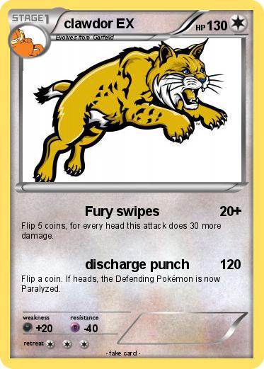Pokemon clawdor EX