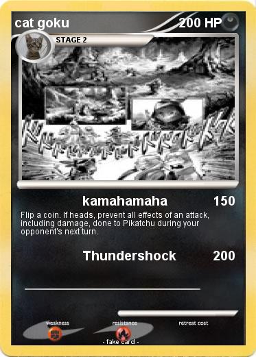 Pokemon cat goku