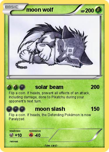 Pokemon moon wolf