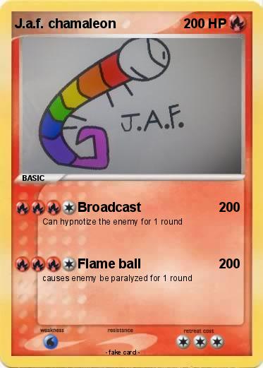 Pokemon J.a.f. chamaleon