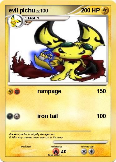 Pokemon evil pichu