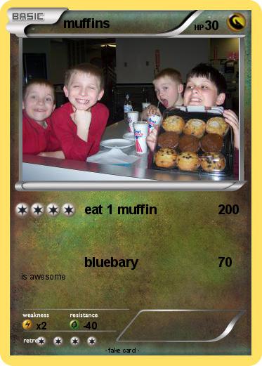 Pokemon muffins