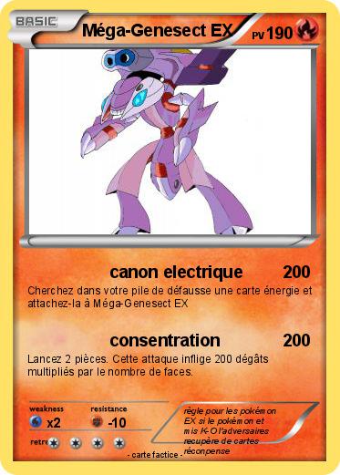 Pokemon Méga-Genesect EX