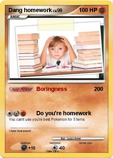 Pokemon Dang homework